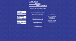 Desktop Screenshot of labrumautowrecking.com